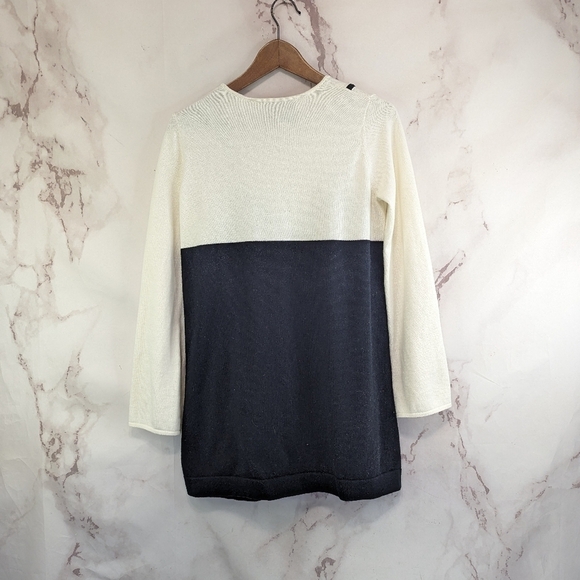 Victor Glemaud Sweater Womens Medium Black White Combo Tank Faux Layers - Picture 5 of 10